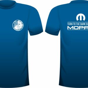 T-shirt Collector Mopar Bleu XL – « Turn to the Dark Side, Go Mopar »